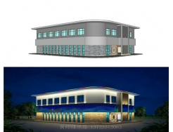 城市樓體亮化工程設計燈光該怎么搭配?【一體機】